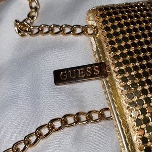 Gold Chainmail Guess Purse/ Party Purse
